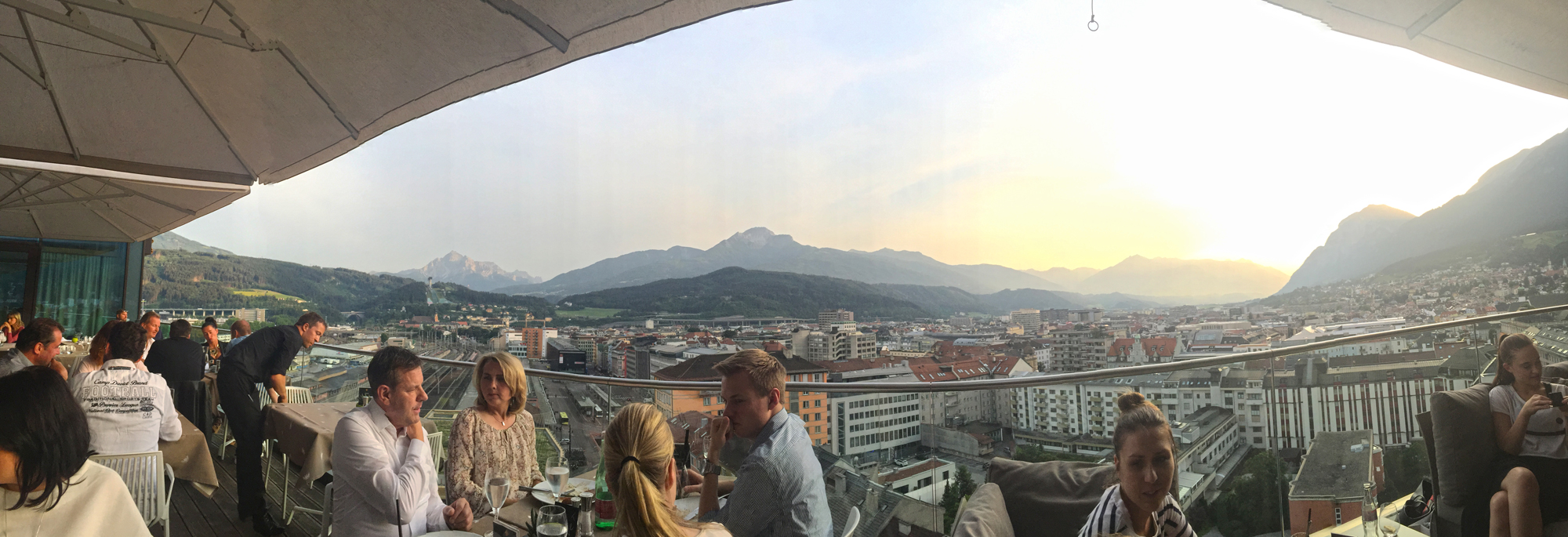 aDLERS Innsbruck · Das Restaurant im 12. Stock